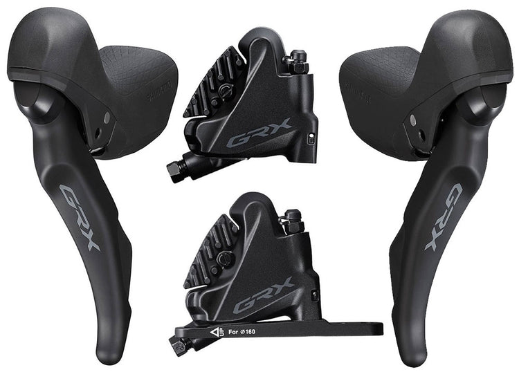 Shimano rx st-rx600+br-rx400 2x11-speed disc brake set