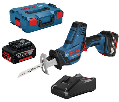 Bosch blauw gsa 18 v-li c professional accu reciprozaag 5.0 ah | in l-boxx - 06016a5002