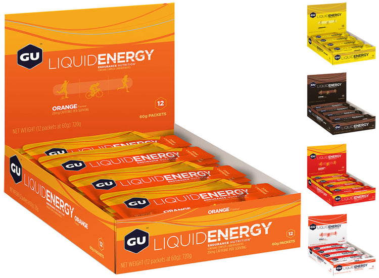 Gu liquid energy gel box of 12 | lemonade