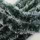 Aro houseware kerstboom guirlande tinsel groen wit 200x9cm per bundel a 10st