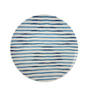 Gusta bord strepen blauw ø20cm