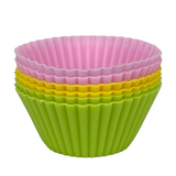 Gusta cupcakevorm siliconen 6 stuks - afbeelding 1