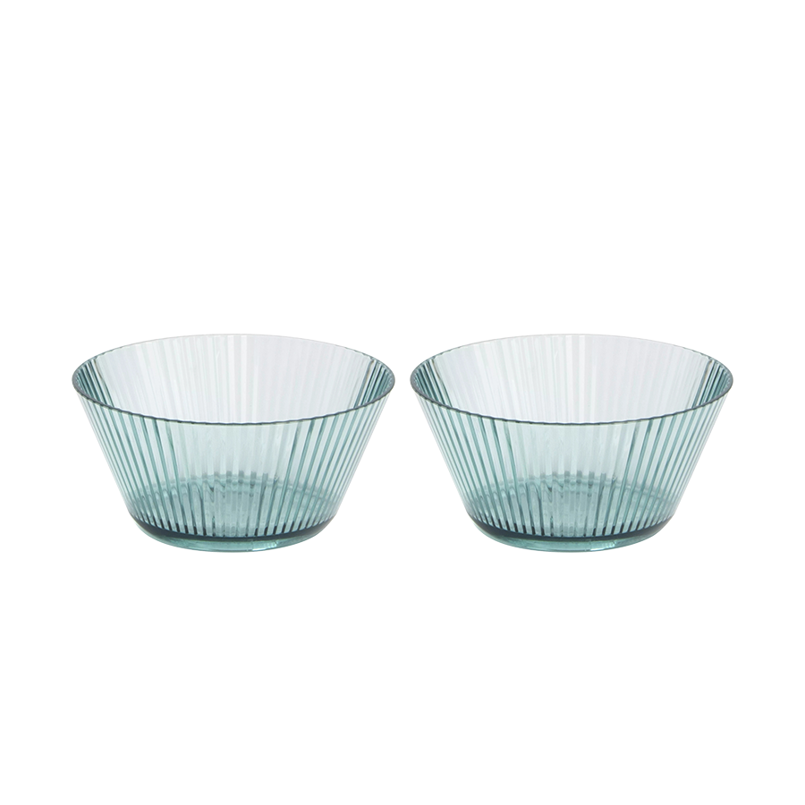 Pic gusta kom blauw ø14x6,5cm 2 stuks