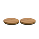 Gusta onderzetters bamboe ø9,5cm 2 stuks