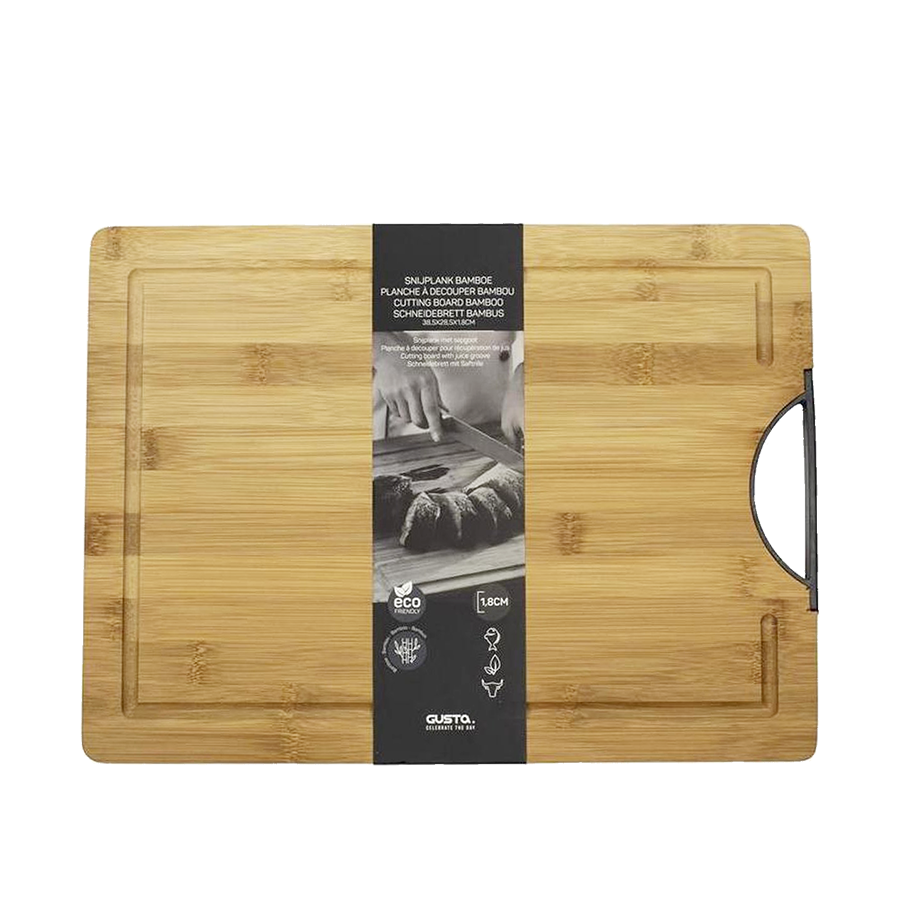 Gusta snijplank bamboe 38,5x28,5x1,8cm