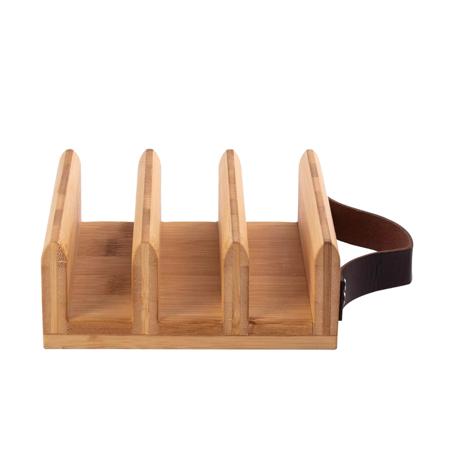 Gusta taco houder bamboe 14x12cm