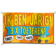 Paperdreams gevel vlag - ik ben jarig 100x150cm