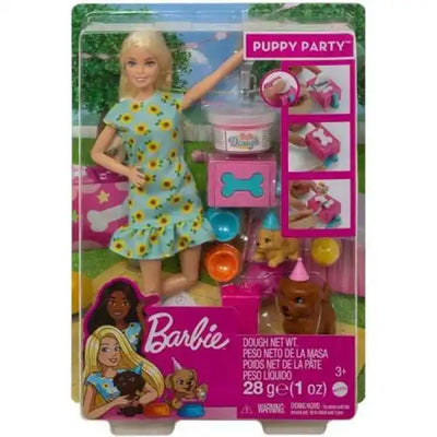 Barbie puppie party inclusief 2 hondjes en accessoires