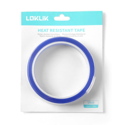 Loklik • hittebestendige sublimatie tape 33mx2cm blauw