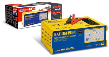Gys batium 7 24 accu lader | professioneel | 230v | 6-12-24v | 210w - 5192024502