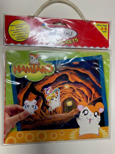 hamtaro raam stickers herbruikbaar