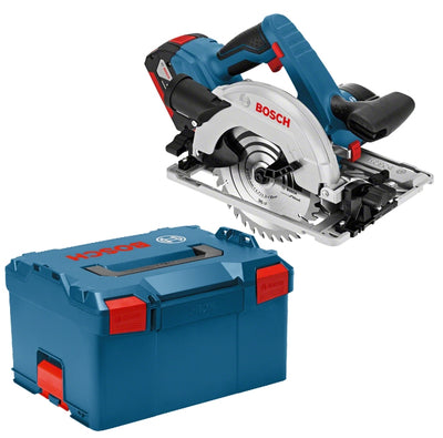 Bosch blauw gks 18v-57 g professional accu cirkelzaag | 5.0ah li-ion | in l-boxx - 06016a2100