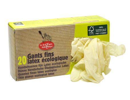La droguerie écologique handschoenen latex eenmalig gebruik - s