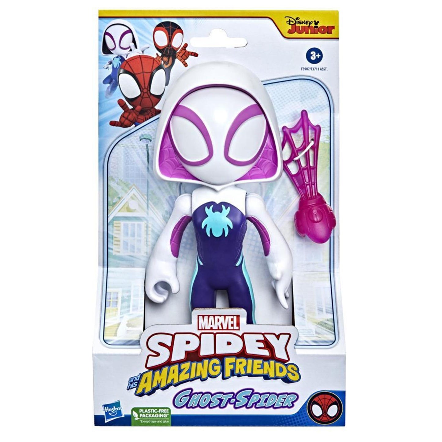 Hasbro marvel spidey and his amazing friends supersized miles morales - speelfiguur