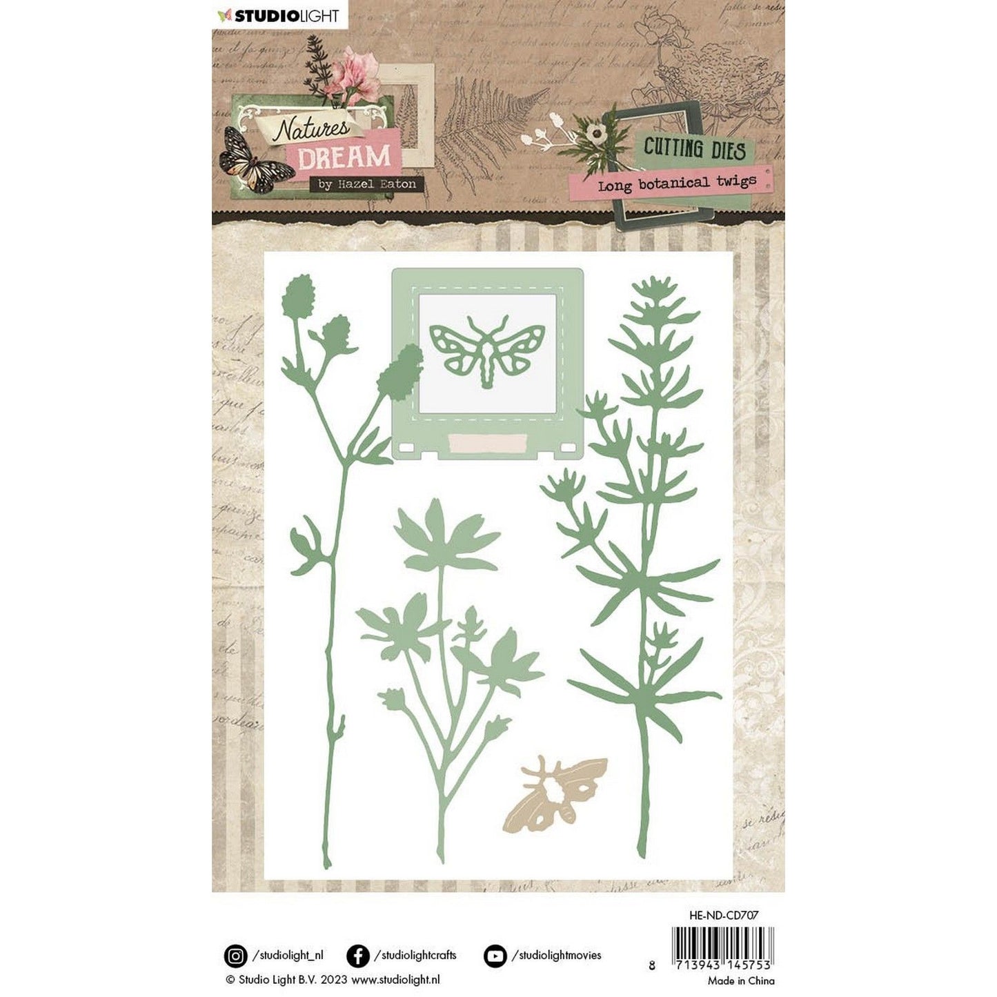Studio light • natures dream cutting dies long botanical twigs