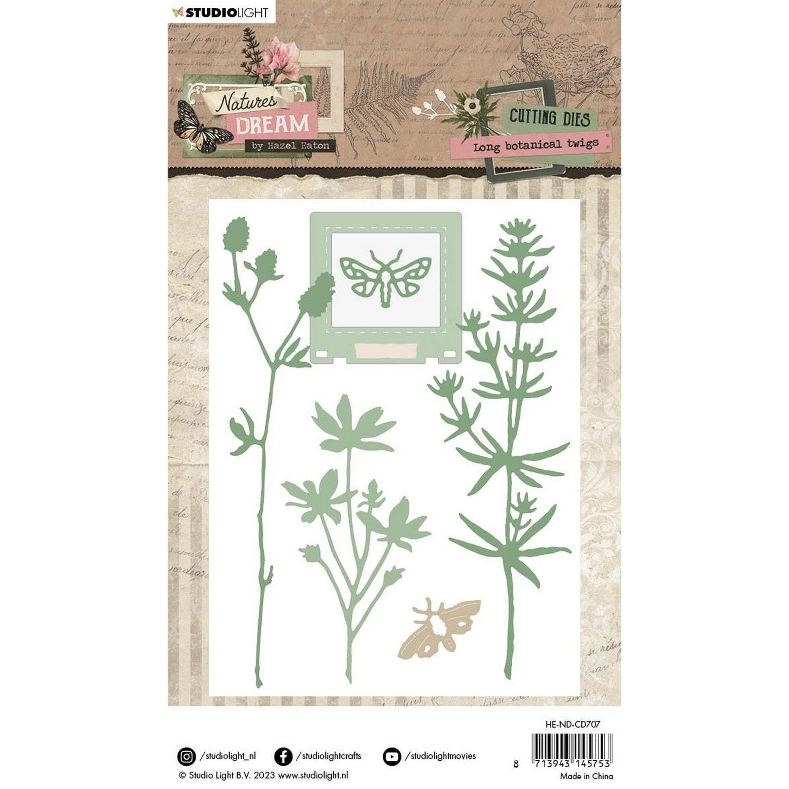 Studio light • natures dream cutting dies long botanical twigs