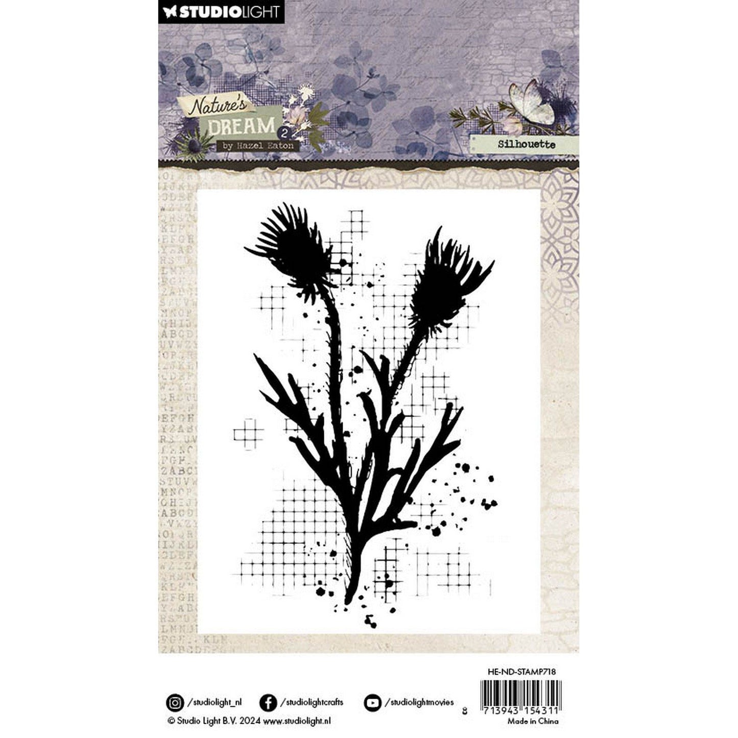 Studio light • nature's dream 2 clear stamp silhouette