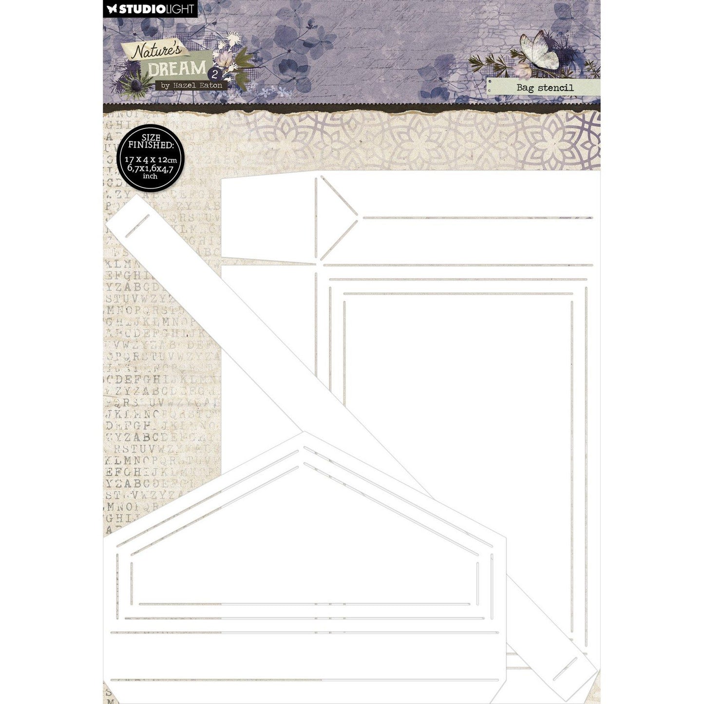Studio light • nature's dream 2 stencil bag stencil