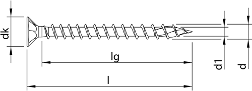 Heco topix-plus 3,5 x 45 vk t-20 vd geelverz; 500 stuks - hc60323