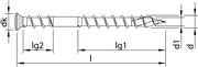 Heco -topix-plus a2 5,0 x 60 vlonderschroef lk t-20 okd; 200 stuks - hc61769 - afbeelding 2