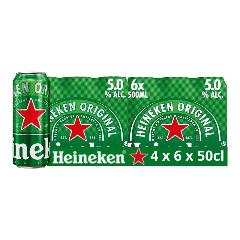Heineken pils blik (24x 50cl)