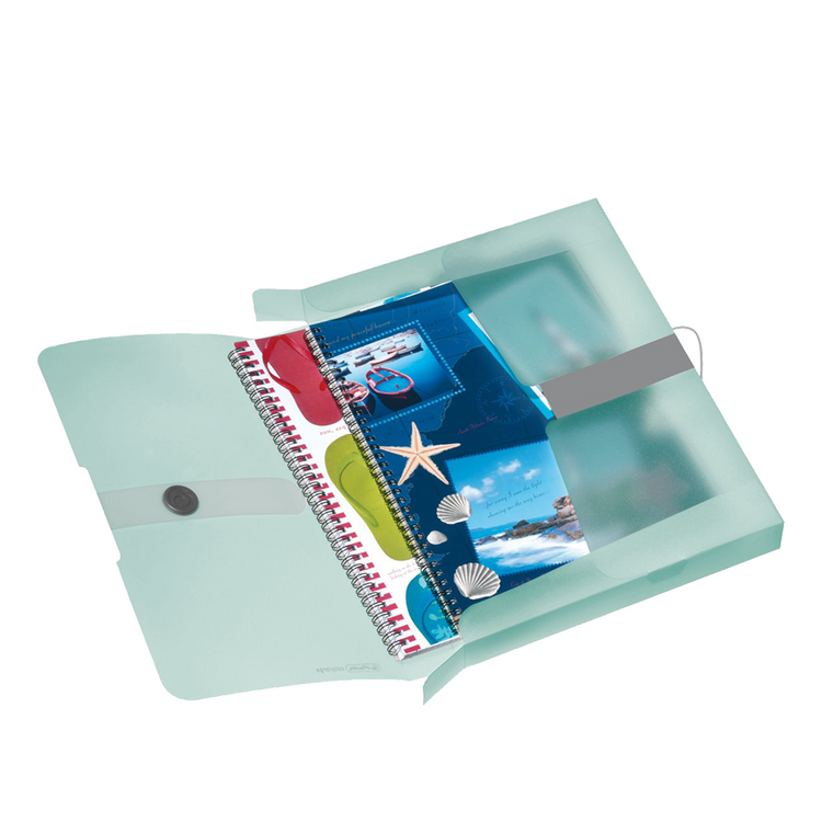 Herlitz documentbox a4 4cm pastel mint