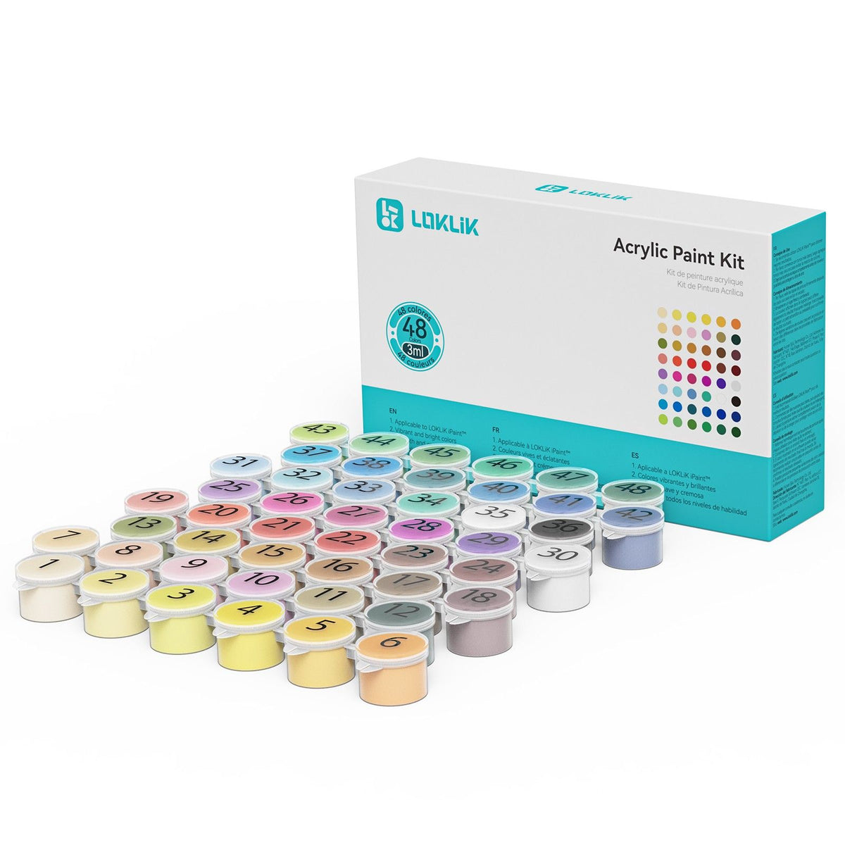 Loklik • ipaint acrylverf set 3ml