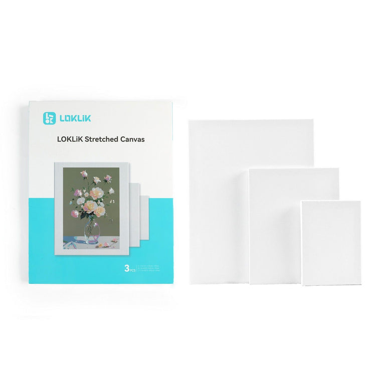 Loklik • ipaint opgespannen canvas 3st.