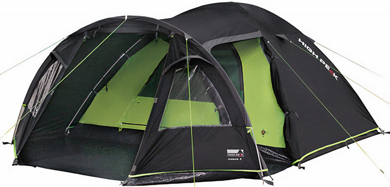 High peak Familietent Meso 4-persoons 360 x 240 x 130 cm zwart