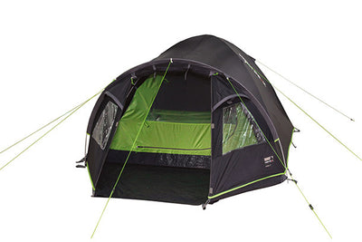 High peak Koepeltent Talos 3-persoons 330 x 180 x 120 cm zwart