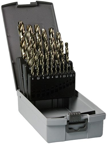 Hikoki accessoires 25 delige cassette hss-co din 338 boren - 780699