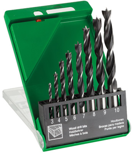 Hikoki accessoires hikoki cassette hout spiraalboren 8-delig
