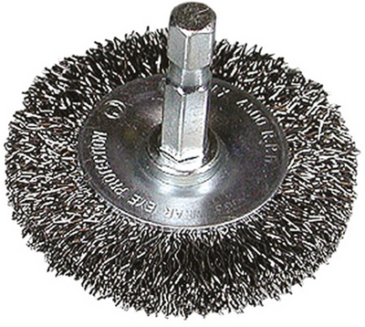 Hikoki accessoires rondborstel 50x0.3 met 1 4 zeskant stift met gegolfd staaldraad - 751319