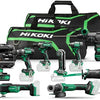 Hikoki kc18h8a-mva4 | multivolt accu combiset 18v 8 machines in draagtas (4x 5.0ah mv a accu + uc18ytsl lader) - kc18h8a-mva4