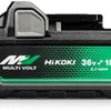 Hikoki uc18ysl3whz booster pack | 2 x multi-volt bsl38a18x accu's 5ah 18v 2,5ah 36v + snellader uc18ysl3