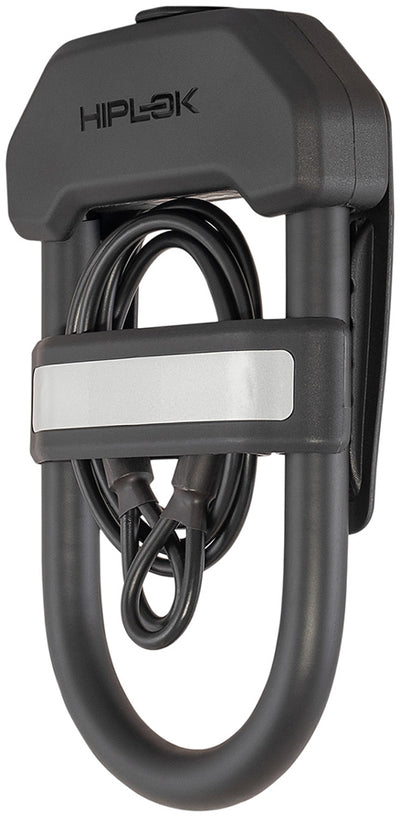Hiplok dxc with clip and cable - portable u-lock