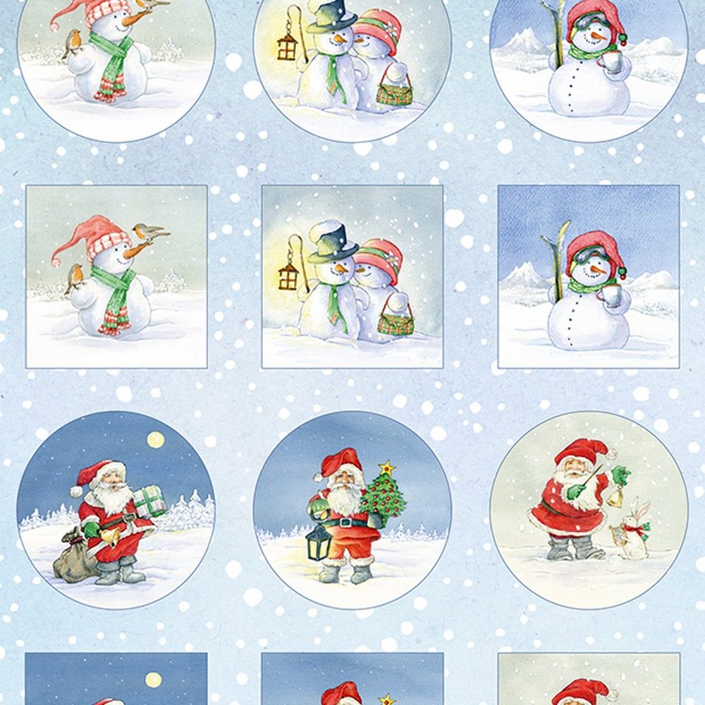 Marianne design • knipvel hetty's minis snowmen santa