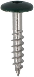 Hoenderdaal fasteners hoenderdaal hpl schroef rvs-a2 torx tx20 dennengroen ral6009 4.8x25 | 100 stuks - 0346.30.37122