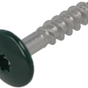 Hoenderdaal fasteners hoenderdaal hpl schroef rvs-a2 torx tx20 dennengroen ral6009 4.8x25 | 100 stuks - 0346.30.37122