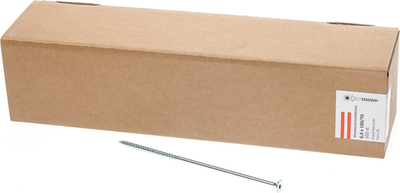 Hoenderdaal fasteners hoenderdaal spaanplaatschroef verzinkt platkop deeldraad torx tx25 6.0x180 70 | 100 stuks - 0206.01.51301