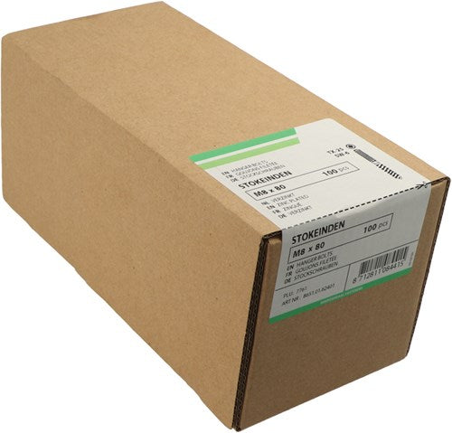 Hoenderdaal fasteners hoenderdaal stokeind vz 4.8 m5x40 | 100 stuks - 8651.01.41601