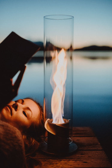 Höfats Spin 120 sfeerlantaarn RVS 23 x 54 cm zilver