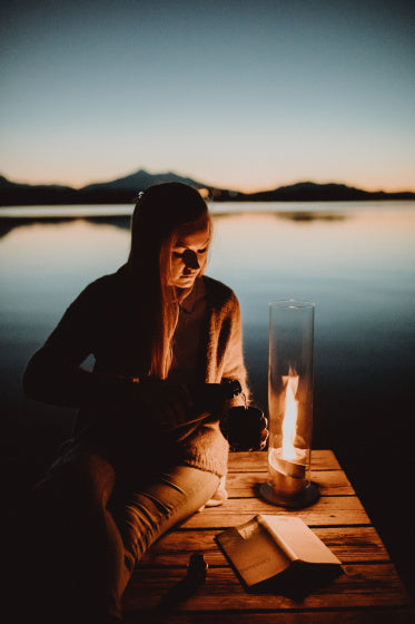 Höfats Spin 90 sfeerlantaarn RVS 19 x 40,5 cm goud