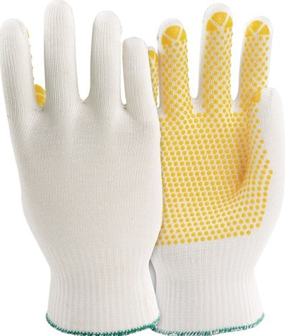 Honeywell handschoen | maat 10 wit geel | en 388 psa-categorie ii | polyamide katoen | 10 paar - 091210142x 091210142x