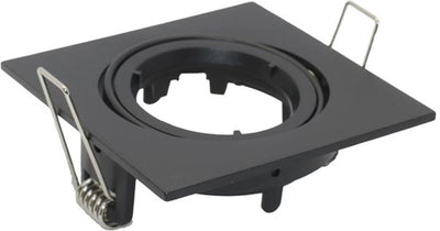 Enzo hope inbouwspot 50mm verstelbaar vierkant mat zwart - 5013203