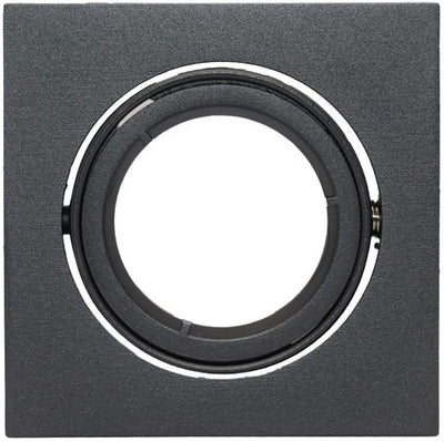 Enzo hope inbouwspot 50mm verstelbaar vierkant mat zwart - 5013203