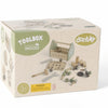 Dantoy houten gereedschapsbox 26-delig in doos