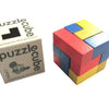 Ebert houten puzzel kubus (gekleurd)