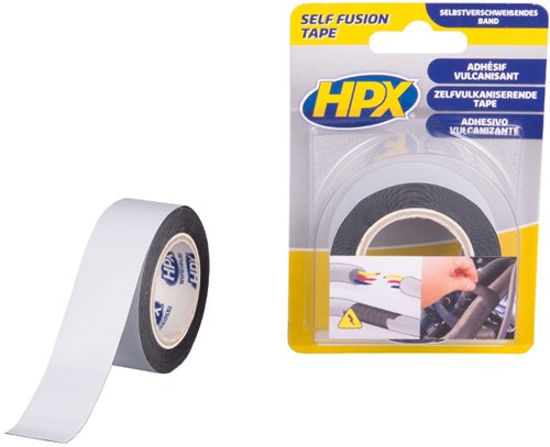Hpx zelfvulkaniserende tape | zwart | 25mm x 3m - sf2503 sf2503