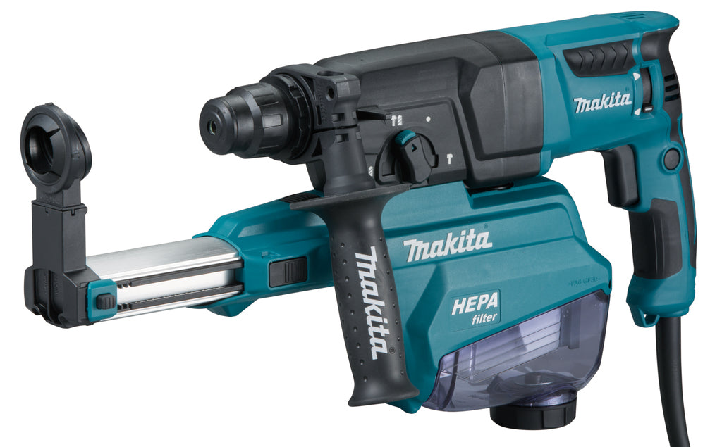 Makita hr2652j 230 v combihamer | sds-plus | met stofafzuigunit in mbox - hr2652j